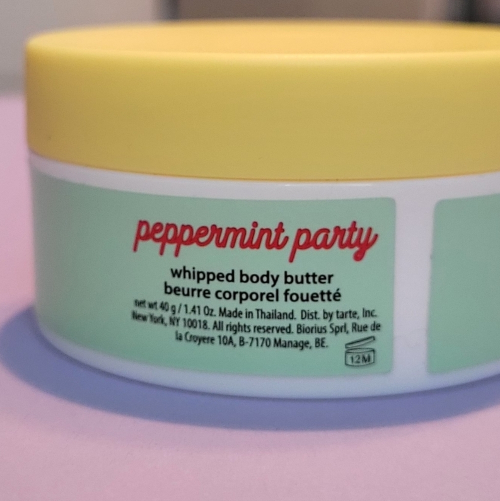 Sugar Rush Whipped Body Butter: Peppermint Party, 1.41oz (Travel Size), New - Picture 2 of 3